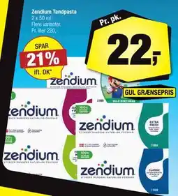 Calle Zendium Tandpasta tilbud