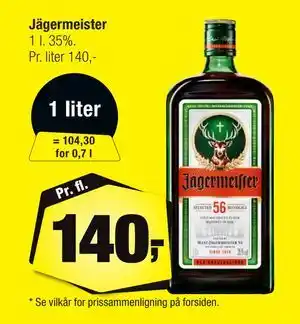 Calle Jägermeister tilbud