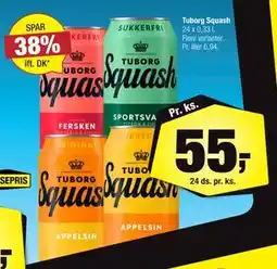 Calle Tuborg Squash tilbud