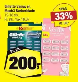Calle Gillette Venus el. Mach3 Barberblade tilbud