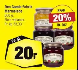 Calle Den Gamle Fabrik Marmelade tilbud