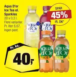 Calle Aqua D'or Ice Tea el. Sparkles tilbud