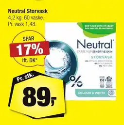 Calle Neutral Storvask tilbud