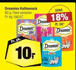 Calle Dreamies Kattesnack tilbud