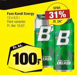 Calle Faxe Kondi Energy tilbud