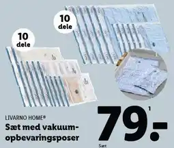 Lidl LIVARNO HOME Sæt med vakuumopbevaringsposer tilbud