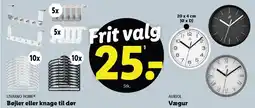 Lidl LIVARNO HOME Bøjler eller knage til dør eller AURIOL Vægur tilbud