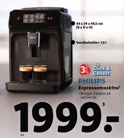 Lidl PHILIPS Espressomaskine tilbud
