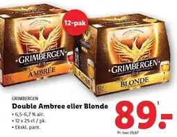 Lidl GRIMBERGEN Double Ambree eller Blonde tilbud