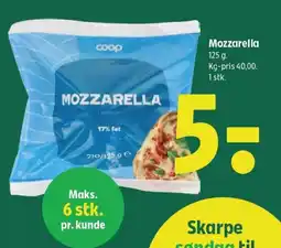 Coop 365 COOP Mozzarella tilbud