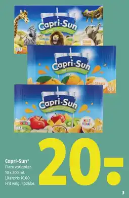 Coop 365 Capri-Sun tilbud