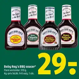 Coop 365 SWEET BABY RAY'S BBQ saucer tilbud