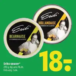 Coop 365 ERIKS saucer tilbud