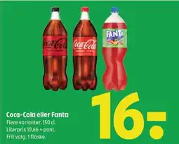 Coop 365 Coca-cola eller fanta tilbud