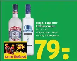 Coop 365 Flügel, Cuba eller Poliakov Vodka tilbud