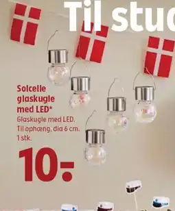 Coop 365 Solcelle glaskugle med LED tilbud