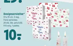 Coop 365 Designservietter tilbud