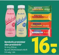 Coop 365 BAREBELLS proteinbar tilbud