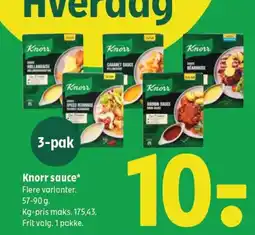 Coop 365 KNORR sauce tilbud