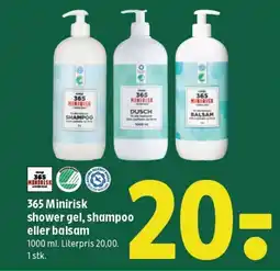 Coop 365 365 Minirisk shower gel, shampoo eller balsam. tilbud