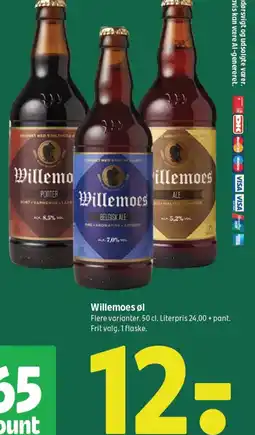 Coop 365 Willemoes øl tilbud