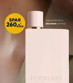 Scandlines Travel Shop BURBERRY HER Intense EDP 50 ml tilbud