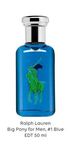 Scandlines Travel Shop Ralph Lauren Big Pony for Men, #1 Blue EDT 50 ml tilbud