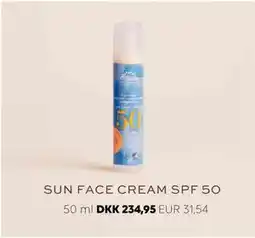 Scandlines Travel Shop SUN FACE CREAM SPF 50 tilbud