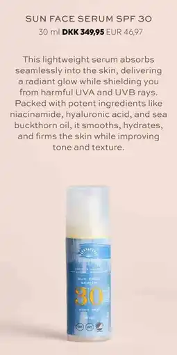 Scandlines Travel Shop SUN FACE SERUM SPF 30 tilbud
