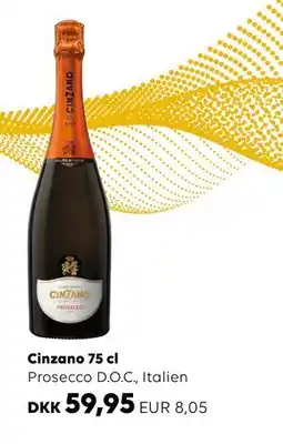 Scandlines Travel Shop Cinzano 75 cl tilbud