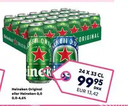 Scandlines Travel Shop Heineken Original eller Heineken 0,0 0,0-4,6% tilbud