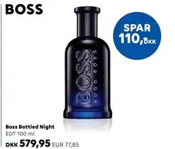 Scandlines Travel Shop Boss Bottled Night tilbud