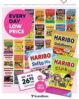 Scandlines Travel Shop Haribo Poser tilbud