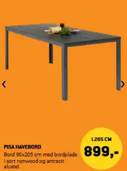 XL-BYG PISA HAVEBORD tilbud