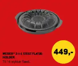 XL-BYG WEBER 2-1-1 STEGT FLEÆSK- HOLDER tilbud