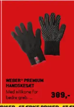 XL-BYG WEBER PREMIUM HANDSKESÆT tilbud