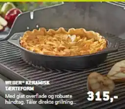 XL-BYG WEBER KERAMISK TÆERTEFORM tilbud