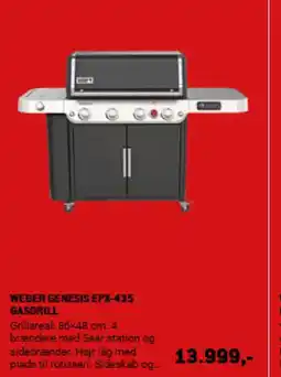 XL-BYG WEBER GENESIS EPX-435 GASGRILL tilbud