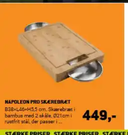 XL-BYG NAPOLEON PRO SKÆREBRÆT tilbud