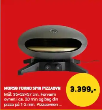 XL-BYG MORSØ FORNO SPIN PIZZAOVN tilbud