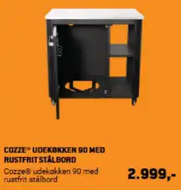 XL-BYG COZZE UDEKØKKEN 90 MED RUSTFRIT STÅLBORD tilbud
