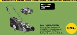 XL-BYG AL-KO PLÆNEKLIPPER 36V tilbud