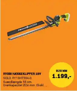 XL-BYG RYOBI HÆKKEKLIPPER 18V tilbud