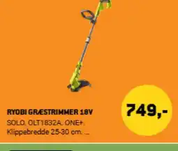 XL-BYG RYOBI GRESTRIMMER 18V SOLO tilbud