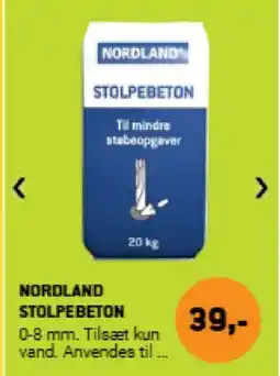 XL-BYG NORDLAND STOLPEBETON tilbud
