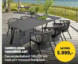 XL-BYG CARROS COMO HAVEMØBELSÆT tilbud