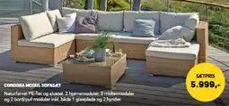 XL-BYG CORDOBA MODUL SOFASÆT tilbud