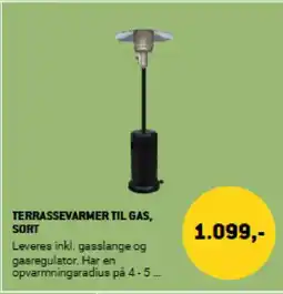 XL-BYG TERRASSEVARMER TIL GAS, tilbud
