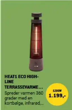 XL-BYG HEAT1 EC TERRASSEVARME tilbud