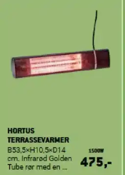 XL-BYG HORTUS TERRASSEVARMER tilbud